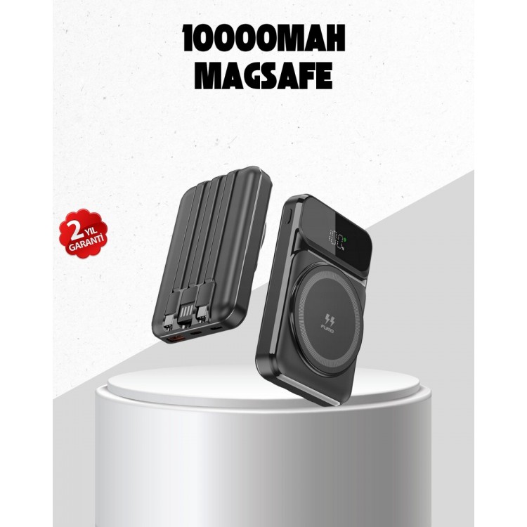 10000 mAh Powerbank with 15W Wireless Charging –Type-C Fast Charging