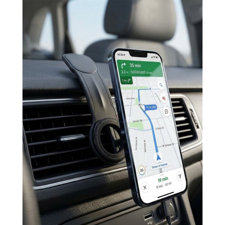 Güçlü Mıknatıslı Araç Telefon Tutucu 360° Döner Dashboard Standı