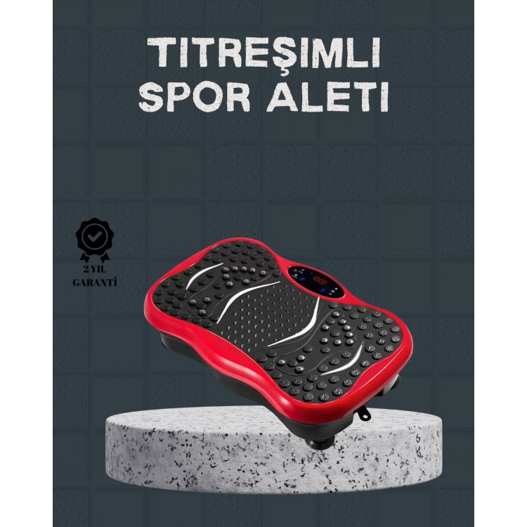 Titreşimli Egzersiz Platformu Evde Spor ve Kas Aktivasyonu