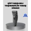 Şık görünümü ve fonksiyonel yapısıyla öne çıkan bu kablosuz tıraş makinesi, kişisel bakımını önemseyen erkekler için özel olarak tasarlanmıştır. Kablosuz kullanım özelliği, cihazı her ortamda rahatlıkla kullanabilmenizi sağlar. Kabloların yarattığı hareke