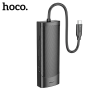Hoco HB44 Type-C to HDMI + RJ45+ 100Mbps + SD/TF + USB3.0+ USB2.0 PD + 4K 30Hz Hub-(5775)