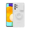 Ally SM Galaxy S21 Ultra S30 Ultra CaseSliding Camera Lens Protection Ring Stand Silicone Case-(5775)