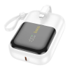 HOCO Q20 Fountain 10000mAh 22.5W+PD20W with Digital DisplayWired Powerbank-(5775)