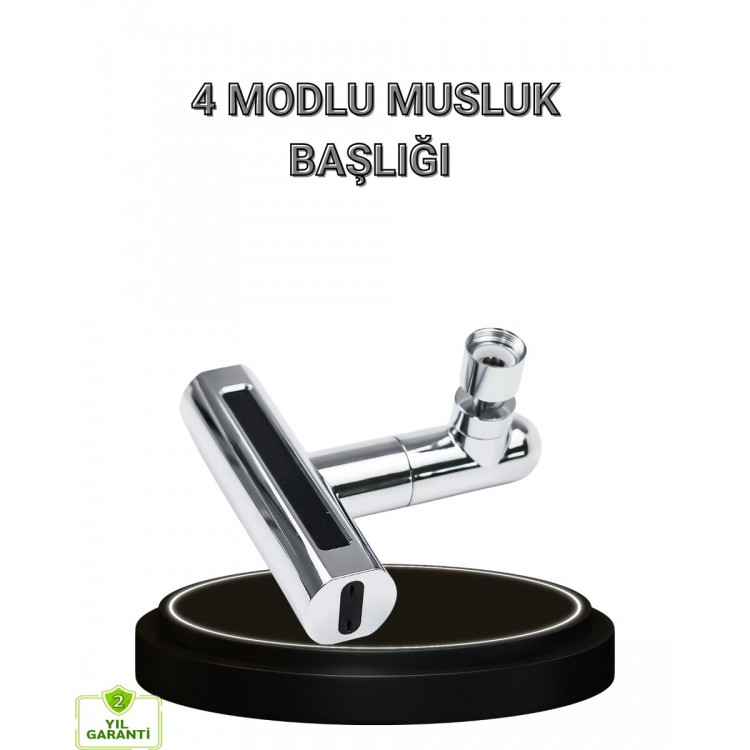 4 Functional Faucet Head Can Rotate 360 ​​Degrees andWater Saving