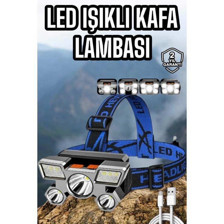 Fishing Head Lamp Led Light 4 Different ModesFlexible and Adjustable
