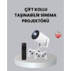 4K Wi-Fi 6 Projeksiyon Cihazı – 10.000+ Oyun Desteği Kablosuz Bağlantı ve Çoklu Giriş Portları