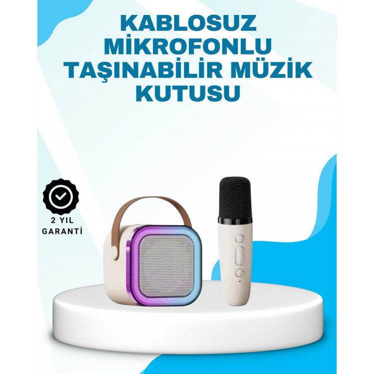 Karaoke Microphone Speaker Set Bluetooth Wireless Portable