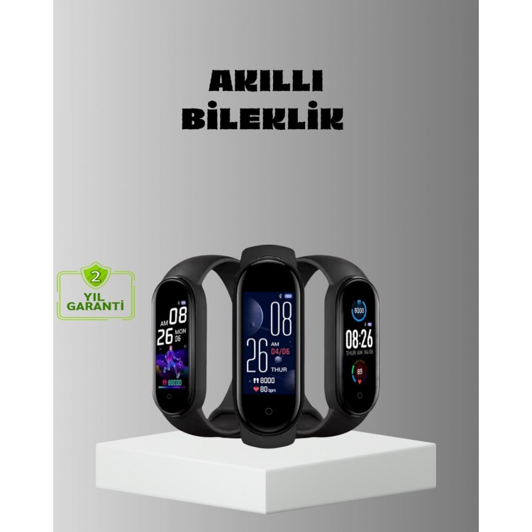 2.4GHz Bracelet Pedometer Calorie Tracking Notification Compatible IP67