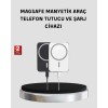 Güçlendirilmiş mıknatıs yapısı, cihazınızı sıkıca tutarak şarj sırasında kayma veya kopma riskini ortadan kaldırır. iPhone 12, 13, 14 ve 15 serisiyle tam uyumlu olan bu MagSafe destekli powerbank, cihazınızla mükemmel hizalanarak kesintisiz şarj sağlar.Gü