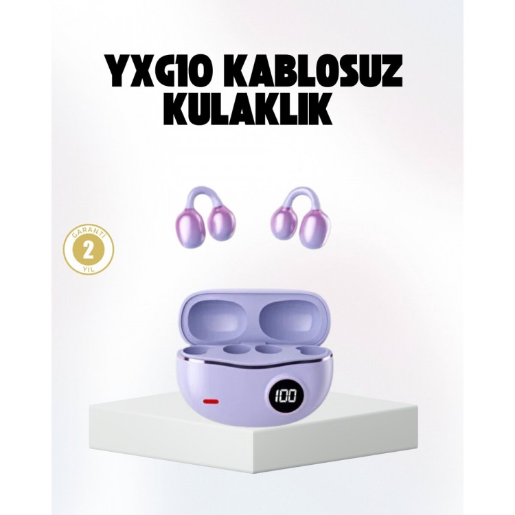 Bluetooth YXG10 Behind-the-Ear Design Skin-Friendly SiliconeLightweight Construction