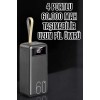 Powerbank 60.000 Mah Fast Charging 4 OutputsLong Charging Time with Digital Display
