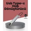 Aluminum Housing Type‑C HDMI & Ethernet Adapter –Plug & Play