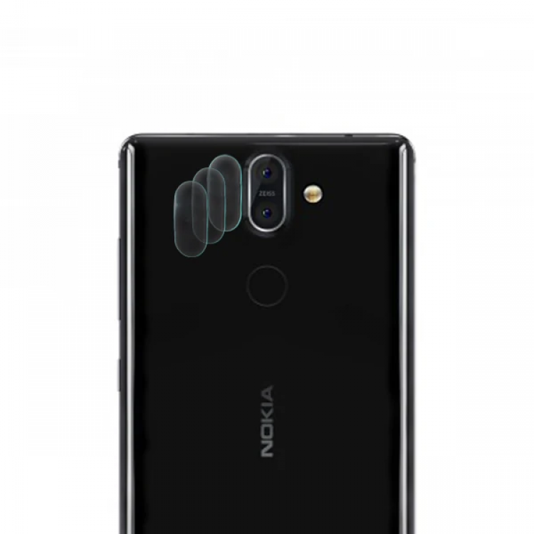 Gor Nokia 8 Sirocco Nano Kamera Koruyucu 3 Adet Set-(5775)