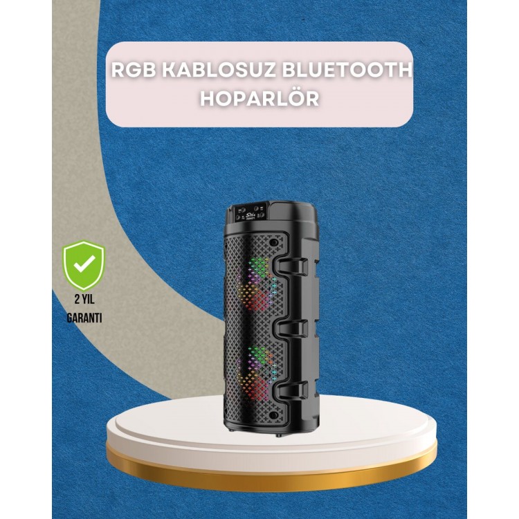 USB SD Kart ve AUX Girişli Taşınabilir Hoparlör