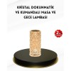 Kristal Tasarımlı RGB LED Gece Lambası – Kumandalı Renk Değiştiren Dekoratif Işık