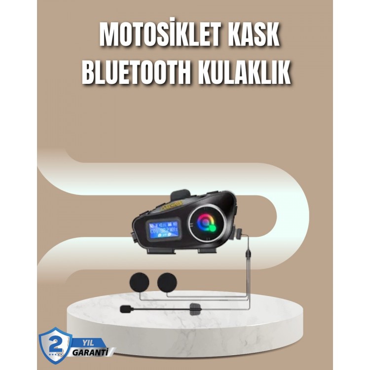 500 Metre İnterkom Mesafeli Kask Kulaklığı Gürültü Engelleyici
