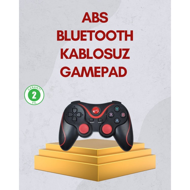 Ergonomically Designed Wireless Bluetooth Gamepad Vibrating