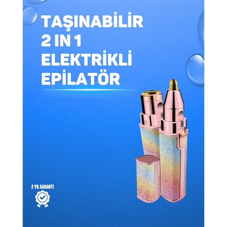 Kaş ve Yüz Epilation Aleti – Kolay Kullanımlı Portatif Shaver USB Şarjlı