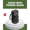 Kablosuz şarj destekli bu powerbank, modern tasarımı ve güçlü performansıyla öne çıkar. Telefonunuzu üzerine koymanız yeterlidir; ek kabloya gerek kalmadan pratik şekilde şarj edebilirsiniz. USB çıkışları sayesinde farklı cihazlar için esnek kullanım suna