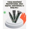 Bu şarjlı tıraş makinesi, erkek bakımını tek cihazda toplamak isteyenler için tasarlanmış çok yönlü bir üründür. Saç, sakal ve burun tüyleri için özel olarak geliştirilen başlıkları sayesinde baştan sona tam bir bakım rutini oluşturur. Burun ve kulak temi