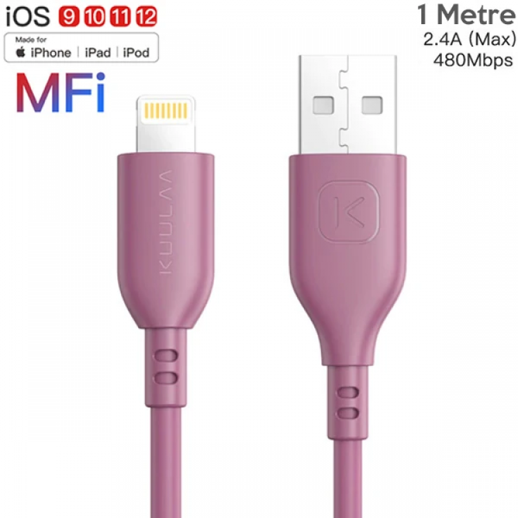 KUULAA 1M MFI Certified iPhone USB Charging Cable-(5775)