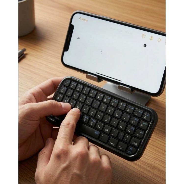Pocket Size Wireless Bluetooth Keyboard for Phone and TabletUyumlu