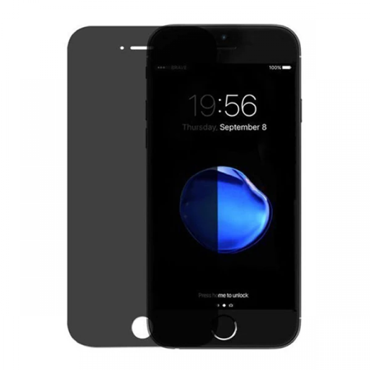 İPhone 6S-6 Privacy Gizli Hayalet Tempered Cam Ekran Koruyucu-(5775)