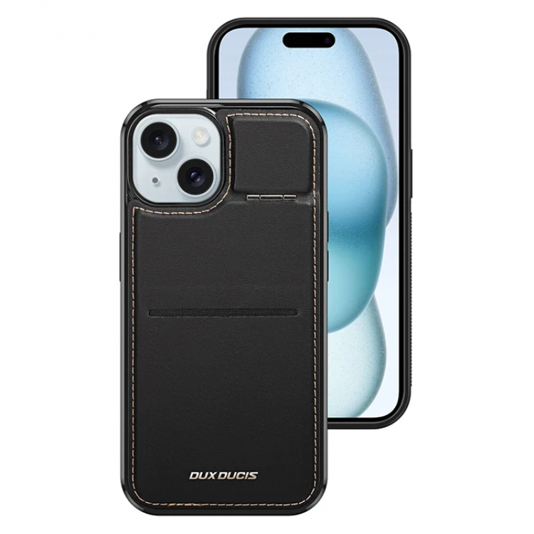 Dux Ducis iPhone 15 Plus Rafi Series MagSafePremium Leather Case-(5775)