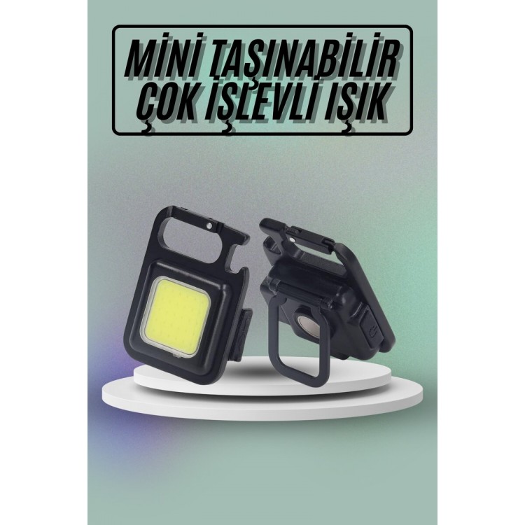Magnetic Bright LED Light with 3 Functions Rechargeable LEDsMini Portable