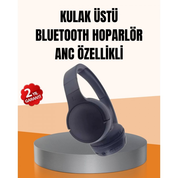 Wireless On-Ear Headphones with Adjustable Headband
