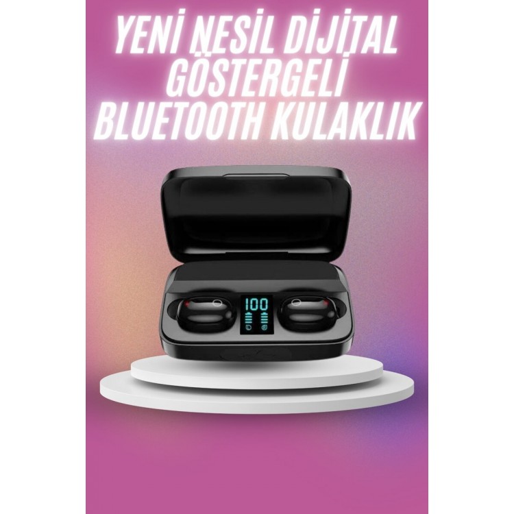 Wireless Bluetooth Headset Android and IOS Compatible LEDwith indicator Powerbankli