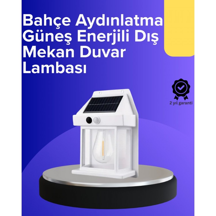 Solar Powered Motion Sensor Wall Lamp