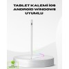 Type-C Şarjlı Dokunmatik Kalem – iPad iPhone ve Android Uyumlu Sessiz Çalışan