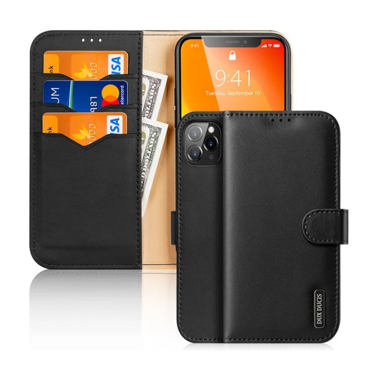 Dux Ducis iPhone 11 Pro Max Case MagneticLeather Case with Wallet Hivo Series-(5775)
