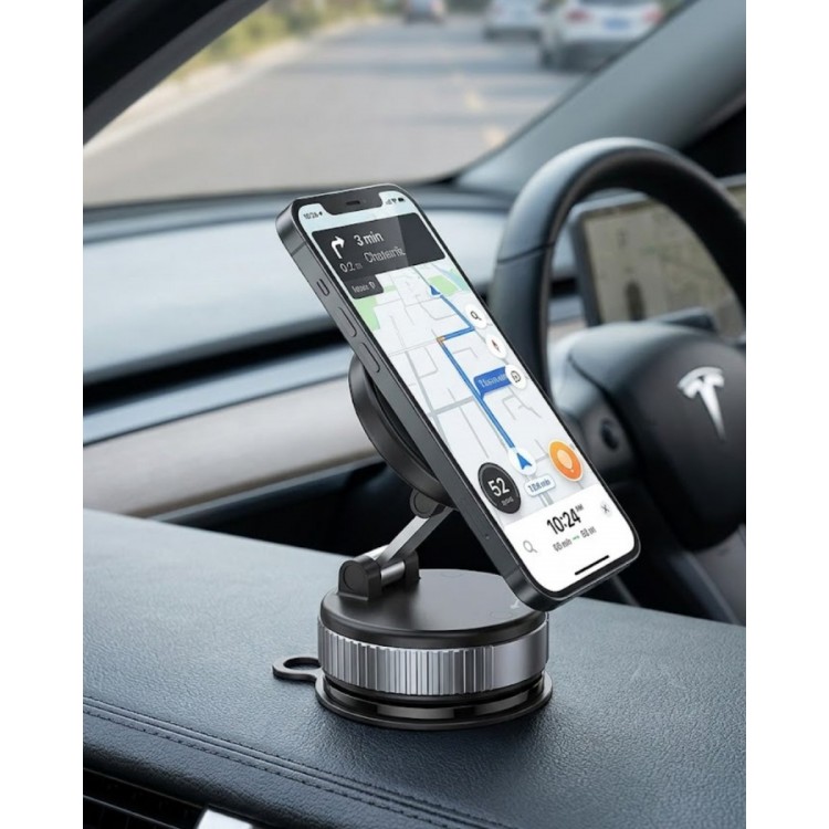 Magnetic Car Phone Holder 360° Rotating Foldable Phonestand