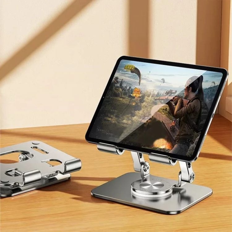 Ally H07 Foldable Aluminum Tablet and Phone Holderstand-(5775)