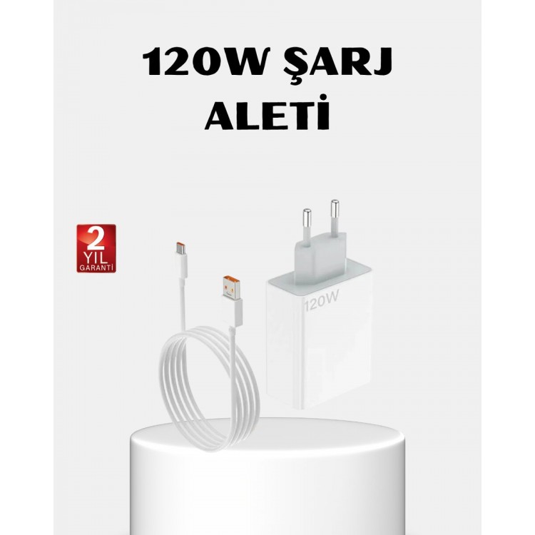 120W Type-C Fast Charging Adapter – SmartProtection and Turbo Power Support