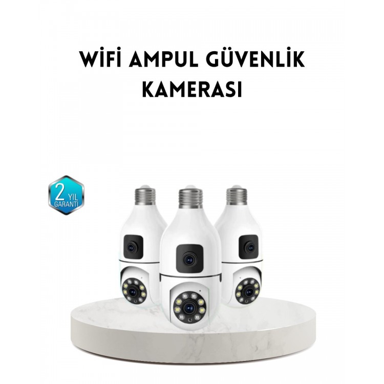 Bulb Type WiFi Camera Full HD with 2MP LensDoesn't and Intelligent Motion Detection