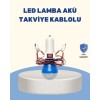 12V LED Bulb with Crocodile Clamp Camping and EmergencyStatus Lamp