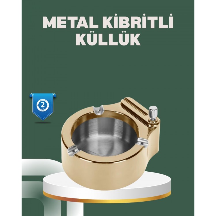 Yeniden Doldurulabilir Çakmaklı Küllük Dayanıklı Yapı