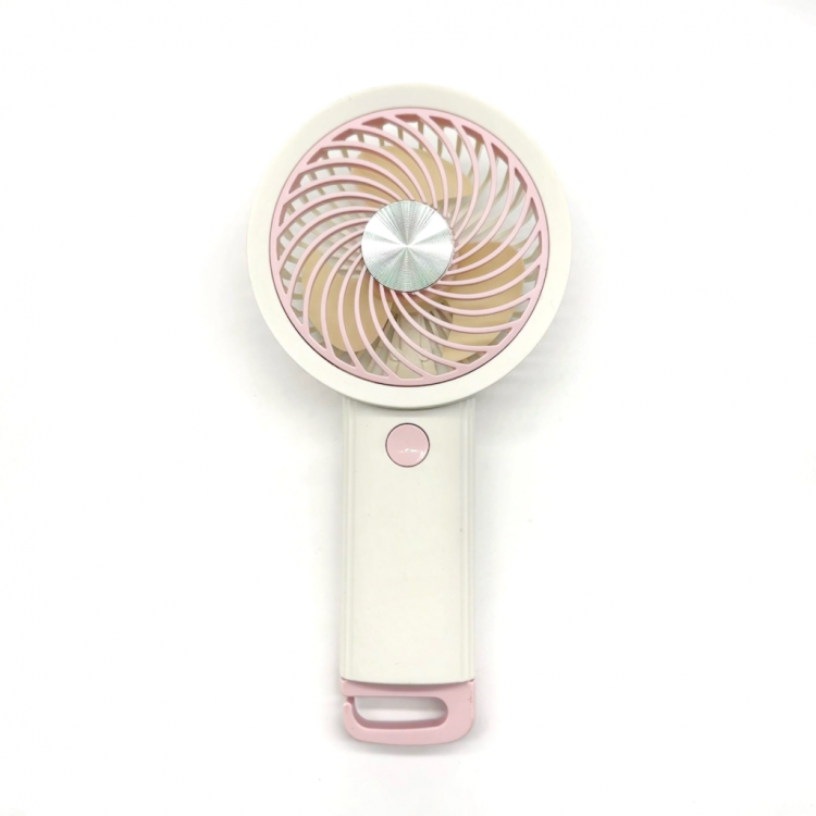 FENY FN-F35 WHITE-PINK 3 Stage SpeedHook Handheld Type-C with Built-in 500mAh BatteryCharge Inlet Fan(1923)