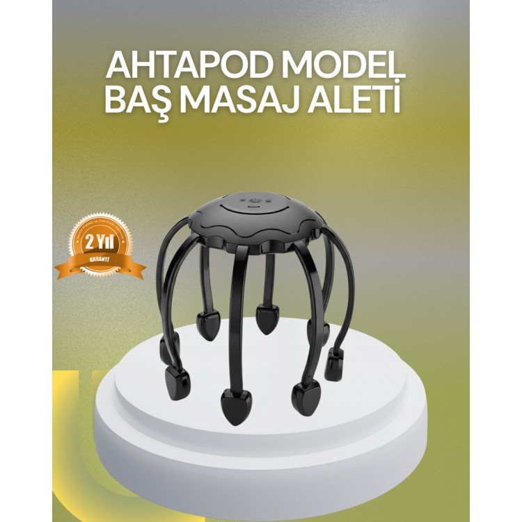 Elektrikli Kafa Masaj Aleti Çok Noktalı 360 Derece Kapsama