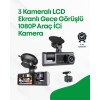 2.0” LCD Screen with Cycle Recording FeatureAuto Camera with Camera