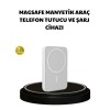 Bu manyetik kablosuz powerbank, kompakt ve ultra hafif yapısı sayesinde her yere kolayca taşınabilir. Cebinize veya çantanıza rahatlıkla sığar, telefonunuzu çizilmelere karşı korur. Minimalist tasarımıyla modern bir görünüm sunarken, günlük kullanım için 