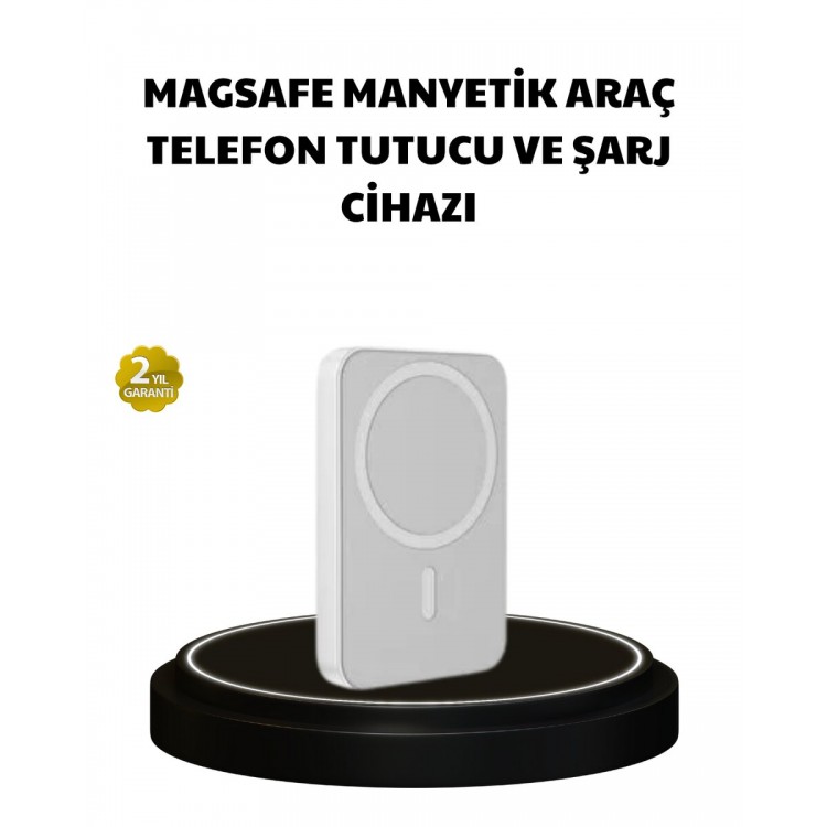 Magnetic Wireless Powerbank – iPhone 12/13/14/15 Compatible Fast Charging Ultra Light