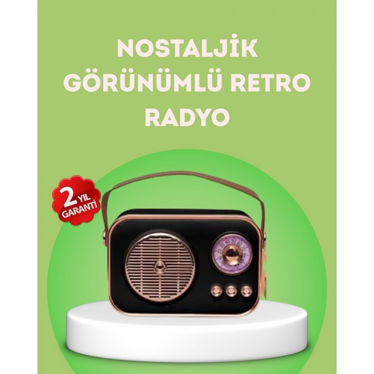 Nostalgic Retro Radio – Bluetooth USB and FMfeatured A&nbsp;Gift&nbsp;In It's