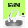 Silent Neck Fan with Safe Design without Blades
