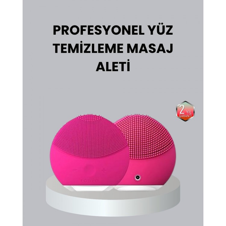 3 Fonksiyonlu Yüz Temizleme ve Masaj Cihazı – Su Geçirmez Şarjlı Ölü Deri Temizleyici ve Cilt Yenileyici