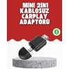 Kablosuz CarPlay Dönüştürücü – Akıllı Tak & Çalıştır Araç Adaptörü