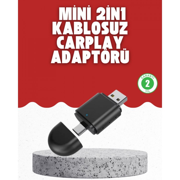 Wireless CarPlay Converter – Smart Plug & PlayVehicle Adapter